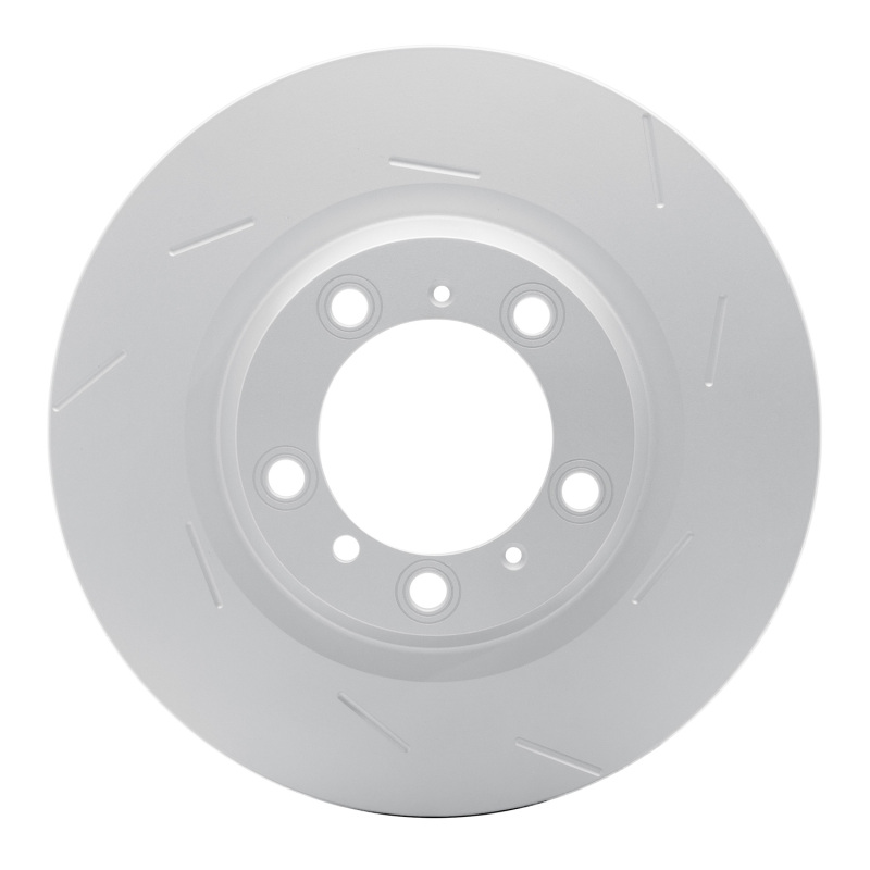 Porsche Panamera Brake Rotor (1) - Right Rear - R1 Concepts - Slotted GeoSPEC - `10-`16